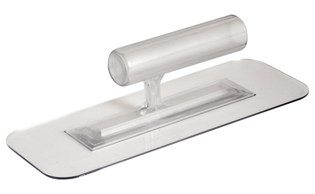 Glättkelle / Traufel transparent 240 x 90mm venzianisch