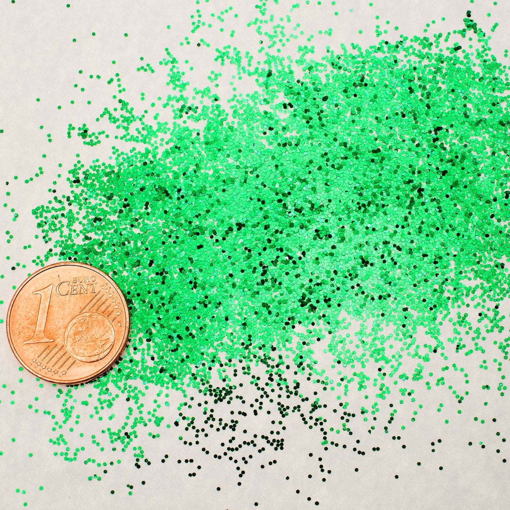Glimmer Grün fein zur Beimischung