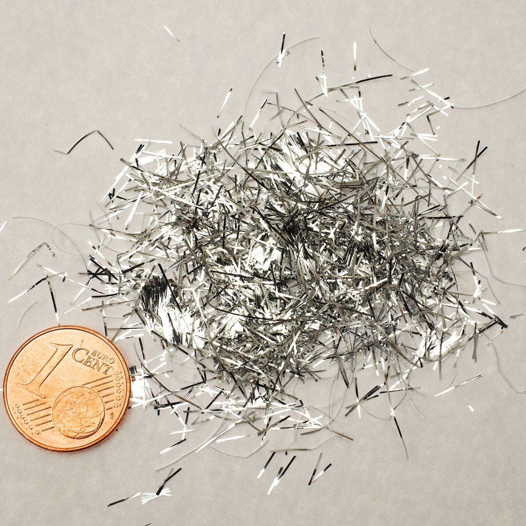 Farbfäden Silber Metalleffekt