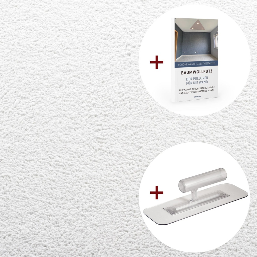 Probierpaket: Farbdekor Weiß + Buch + Kelle